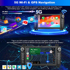 5GWiFi Car Radio for Jeep Grand Cherokee 2011-2013, Dodge Durango 2011-2013