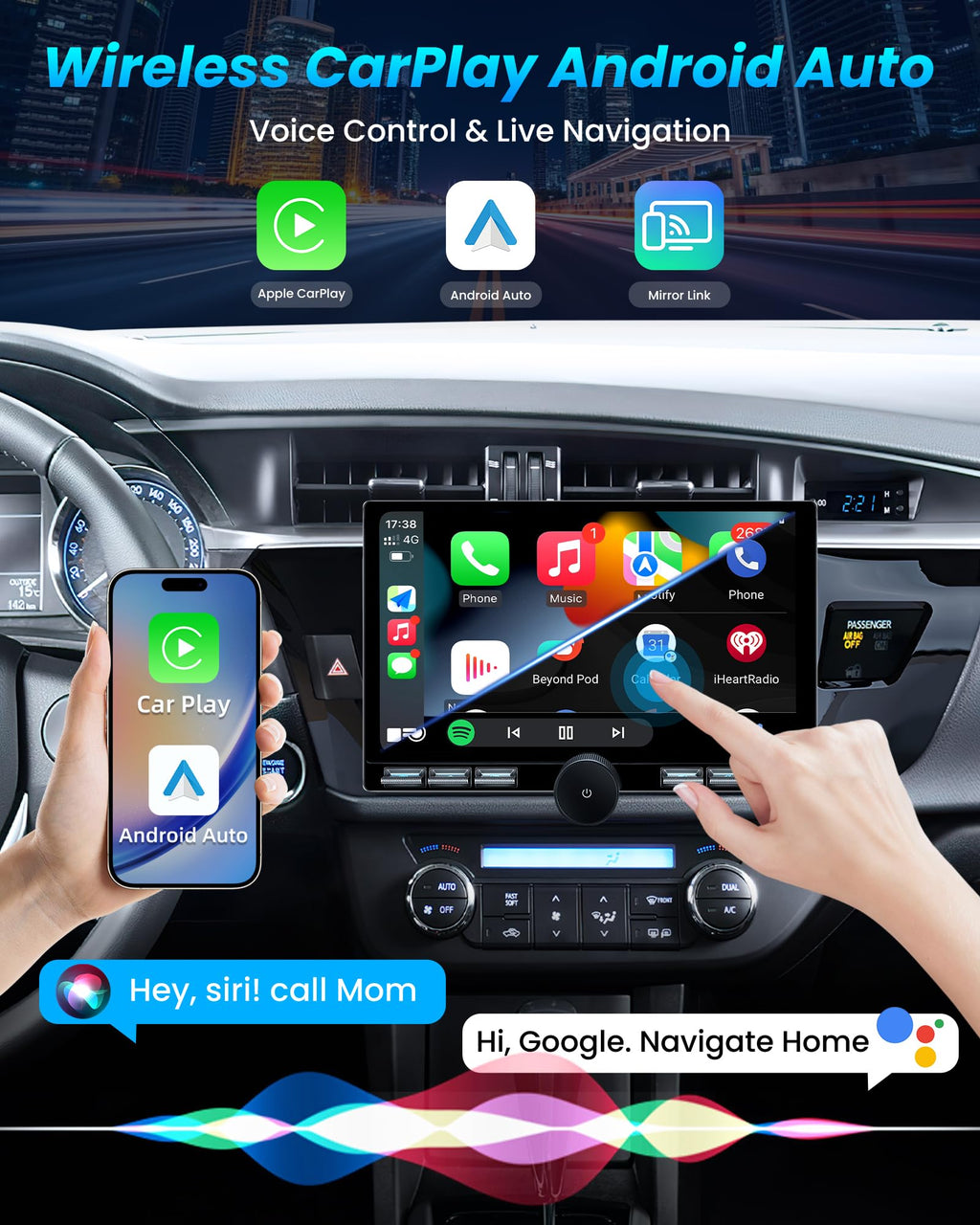 8 Core 32G ROM Car Radio for Toyota Corolla 2014-2016: Upgrade Android 15