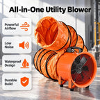 High Air Volume Waterproof Utility Factory Blower with Handle