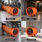 High Air Volume Waterproof Utility Factory Blower with Handle