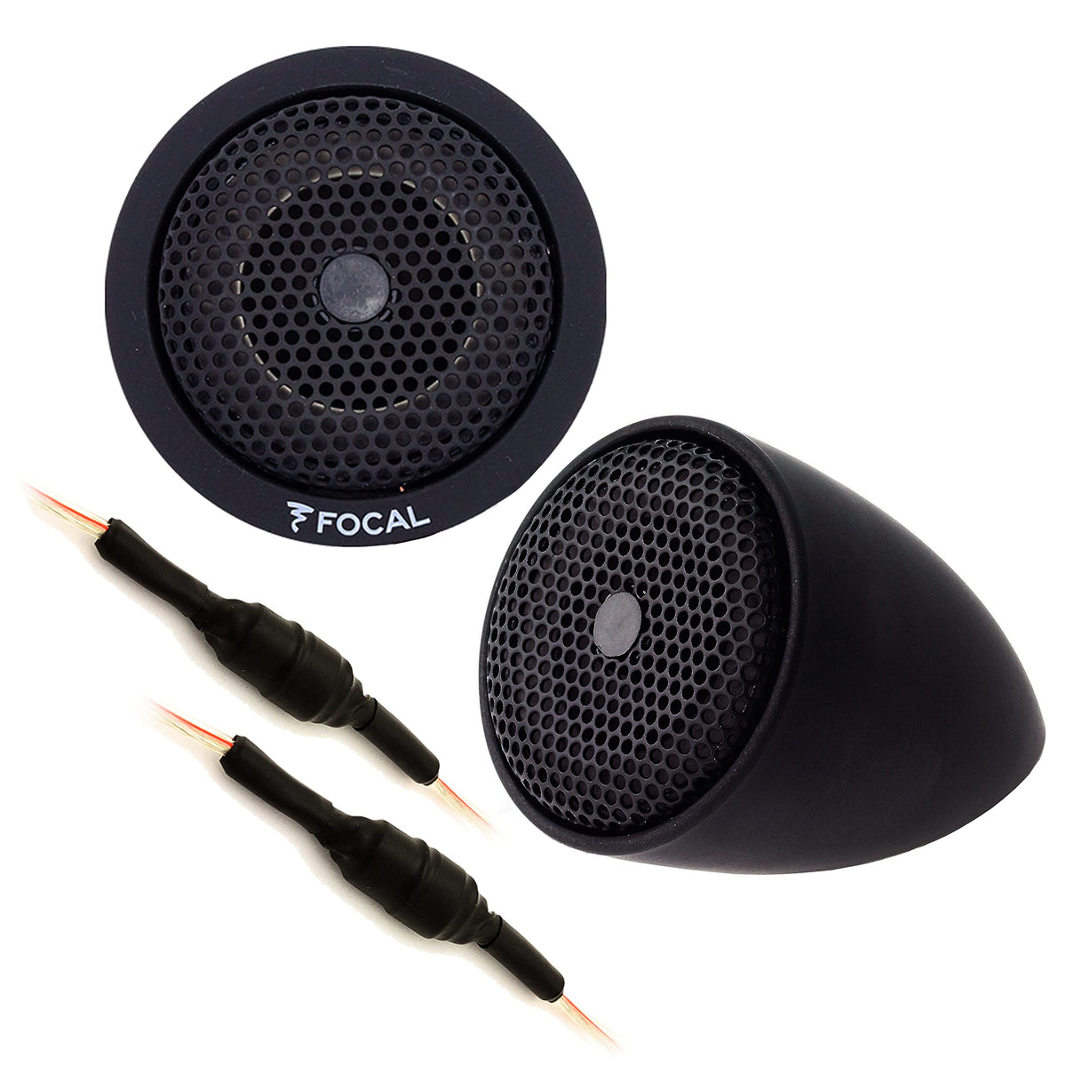 Focal TN-F Aluminum Dome Flax Series Car Audio Tweeters with Crossovers