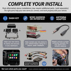 KENWOOD DMX8709S 6.8-Inch Capacitive Touch Screen, Car Stereo, Wireless CarPlay and Android Auto, Bluetooth, AM/FM Radio, MP3 Player, USB Port, Double DIN, 13-Band EQ, SiriusXM