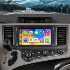Car Radio Stereo for Jeep Wrangler JK 2007-2018,for Dodge Grand Caravan 2008-2020, for Chrysler Town & Country 2008-2016, Android 15.0 (4G RAM 64G ROM) with Wireless Carplay& Android Auto