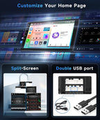 8 Core 6G+128G Android Car Stereo Radio for Honda Pilot 2006 2007 2008
