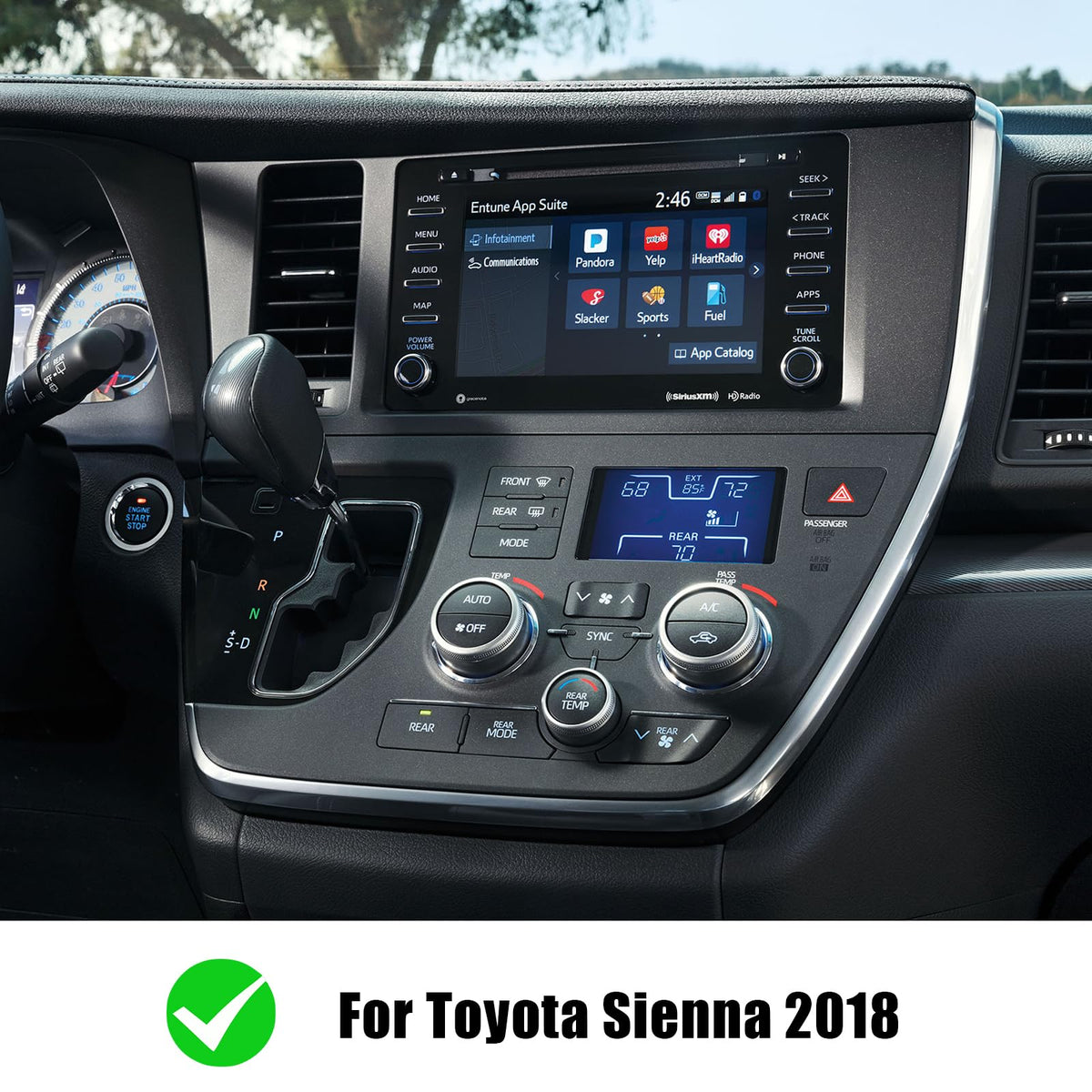 Car Radio Stereo for Toyota Sienna 2015-2018 GPS Navi Head Unit Car Player