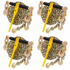 5/16"- 3/8" Ratchet Load Binder with Chain 20ft 4Pack 5/16" Tie Down Kit