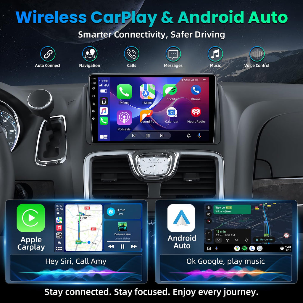 [4+64G] Car Radio for Dodge Grand Caravan 2011-2020
