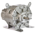 Eurus ZZ2M Positive Displacement Blower, 6-95 CFM, 12 PSI Pressure, 15" Hg Vacuum, Oil & Grease Lubricated, 1" FNPT, Left Hand Shaft, Compatible with Roots 22-URAI, Sutorbilt 2M, Tuthill 2002