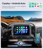 10.2" Car Radio Stereo for Chevy Silverado & GMC Sierra 2014-2018