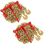 Garvee 4 Packs 3/8 in-1/2 in G70 Chain Binders Set, 3/8 in ×10 ft Chains