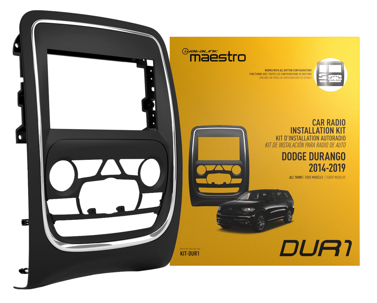 Datalink Maestro KIT-DUR1 Dash Kit Solution and Installation Harness for Select 2014-2020 Dodge Durango Vehicles (ADS-MRR or ADS-MRR2 Module Also Required)