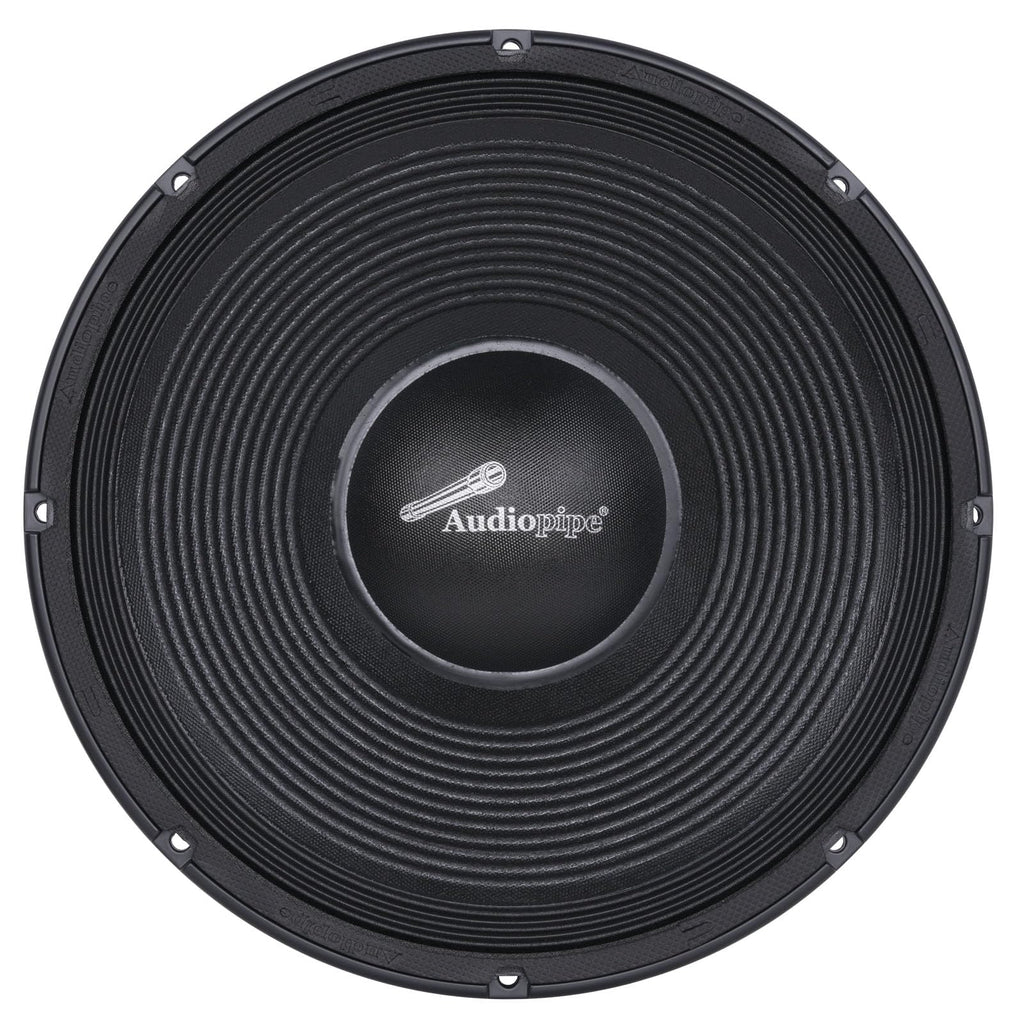 Audiopipe 15” Professional Public Address Woofer (NWA-PF-15154-8), High Power, 2000 Watts, 150 oz Magnet, 8 Ohms, 4" Voice Coil, Aluminum Basket, Paper Cone, Superior Performance