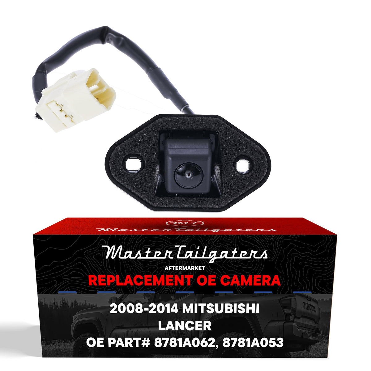 Master Tailgaters Replacement for Mitsubishi Lancer (2008-2014) Backup Camera OE Part # 8781A062, 8781A053