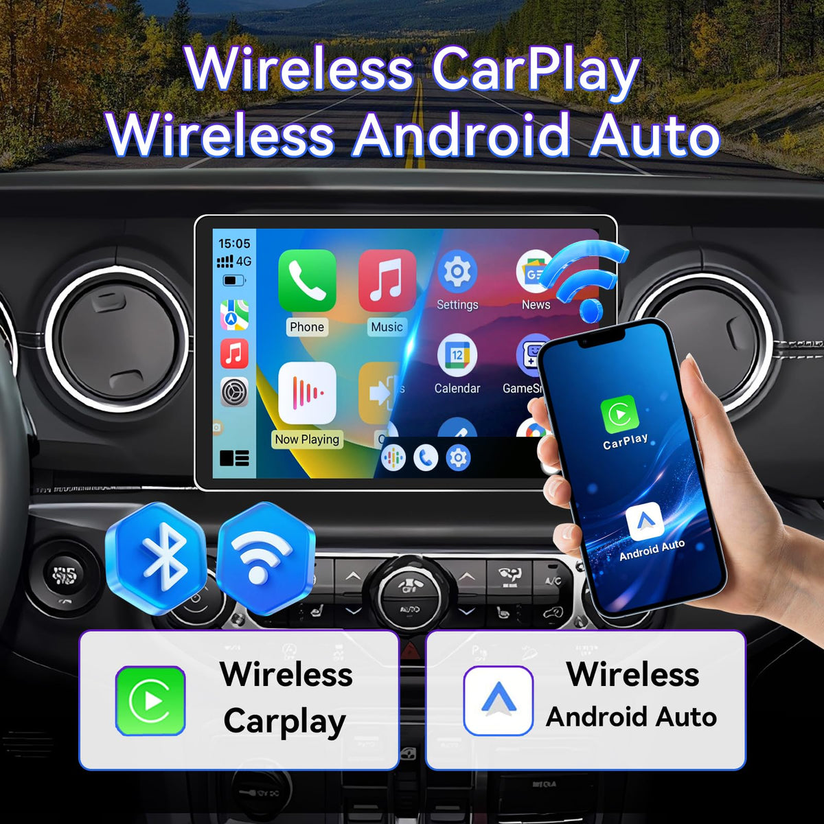 11.5 Inch Car Radio Compatible with Jeep Wrangler JL 2018-2021