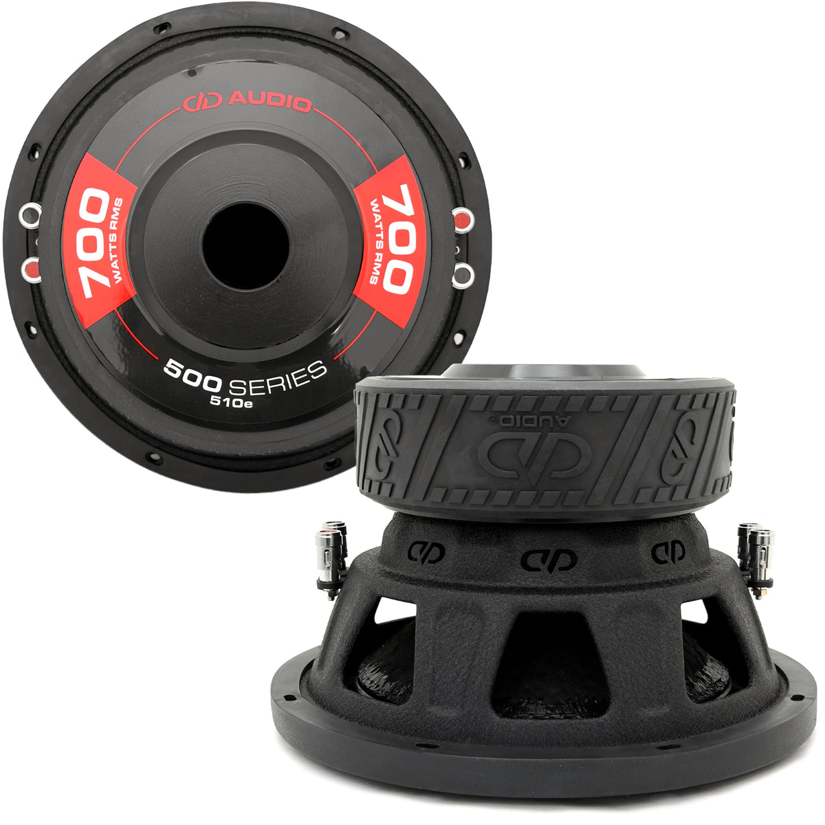 Digital Designs DD Audio 510E-D2 10" 2100W Dual 2-Ohm Car Subwoofers (Pair)