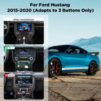 Car Radio for Ford Mustang 2015 2016 2017 2018 2019 2020, [2+64] 9 inch Android Touchscreen Stereo with Carplay/Android Auto, GPS Navigation, WiFi, Bluetooth 5.0, SWC, FM/RDS
