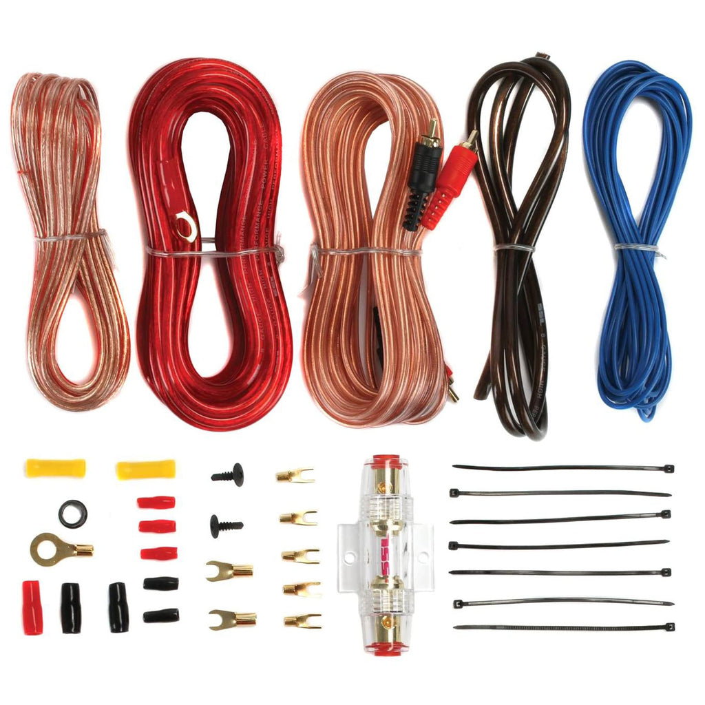 MTX RT8PT 8" Amplified Vented Tube Box Subwoofer & Wiring Kit