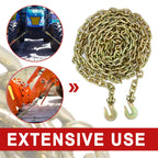 4PC 3/8" X 20' G70 Tie Down Tow Chain Binder