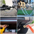 G80 5/16"(2PC*Chain and Binder Kit+10PC Hooks)