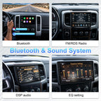 10.2" 8 Core 4+64GB Car Radio Stereo Upgrade for 2009-2012 Dodge Ram 1500 2500 3500, Plug and Play Android 13 Head Unit with Wireless Carplay/Android Auto/1080P Backup Camera