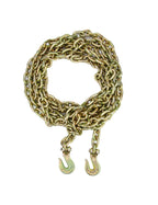 4 Pack 3/8" x 20' G70 Welded Steel Tow Chain Binder Tie Down Binder Chain