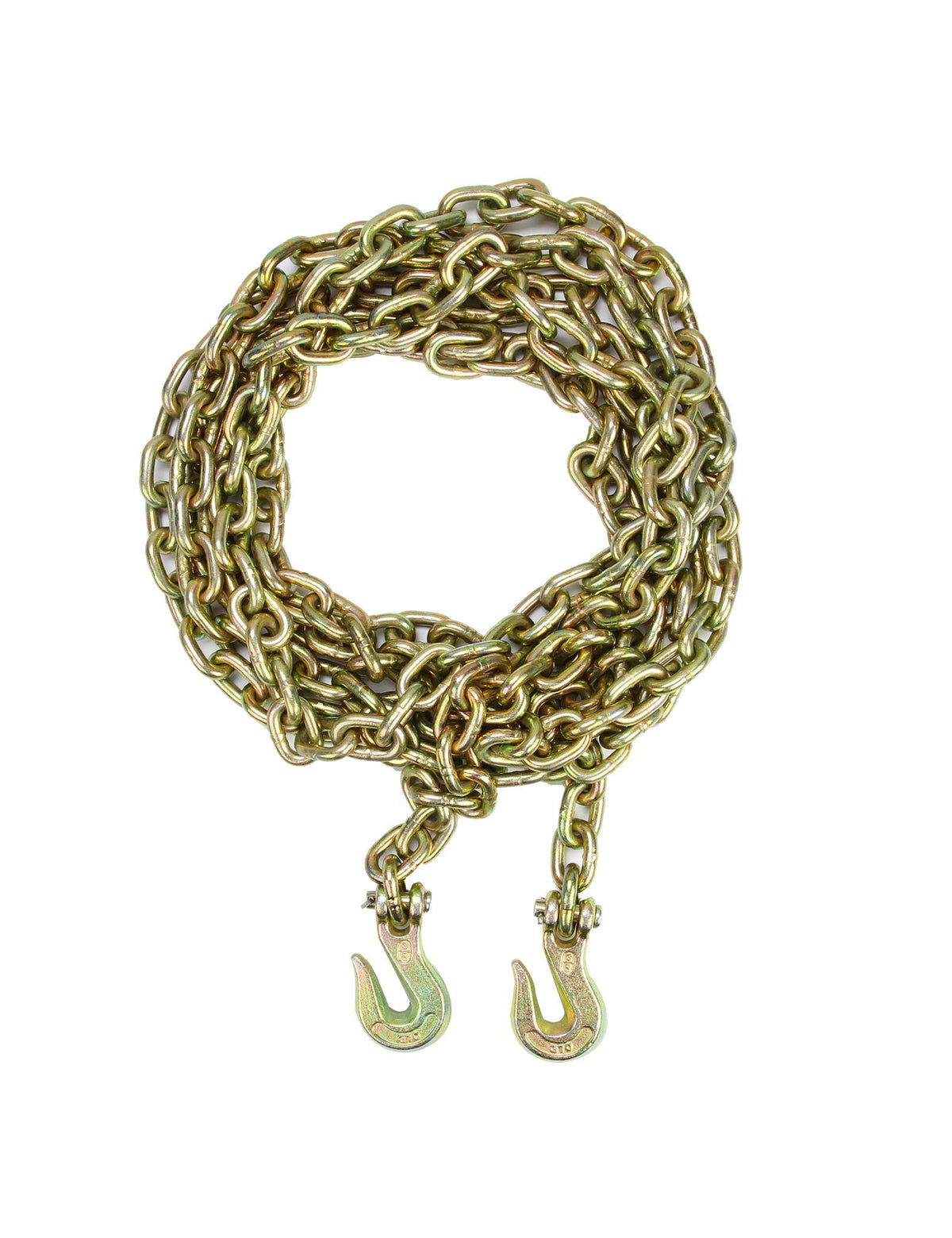 4 Pack 3/8" x 20' G70 Welded Steel Tow Chain Binder Tie Down Binder Chain