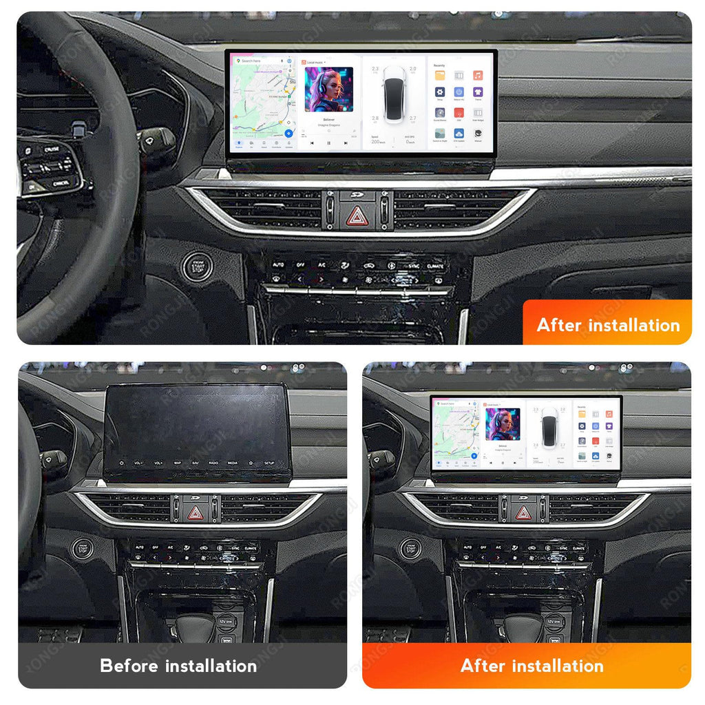 DUDUAUTO DUDU7 Radio Stereo for Kia K3 Cerato Forte 2019-2022, 2K 12.3" Screen 8 Core 8+128GB Head Unit GPS Navigation with Car-Play/Android Auto/FM/AM/SWC/DSP/Support 360 Camera
