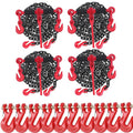 G80 5/16"(4PC*Chain and Binder Kit+10PC Hooks)