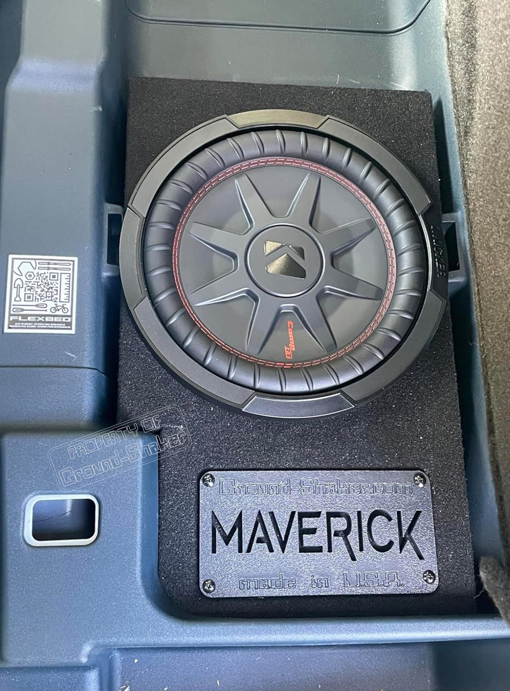 Maverick 2022-2024 Sub Box Dual & Single Sealed Subwoofer Enclosure (10" L7T Driver)