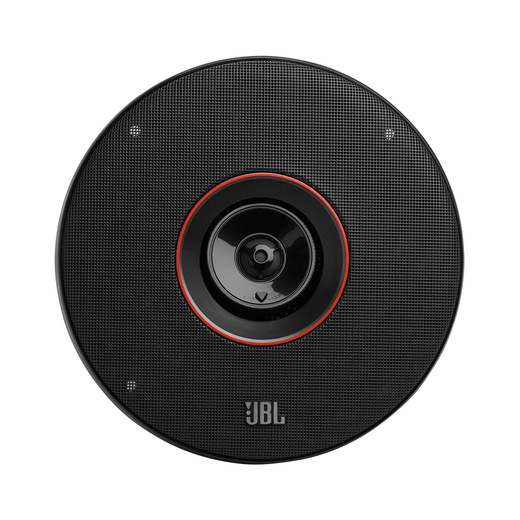 JBL Club 64SQ - 6.5” 2-Way Car Speakers, 225W Peak Power, Carbon Fiber Woofer, Silk Dome Tweeter, Includes A65S Speaker Adapter