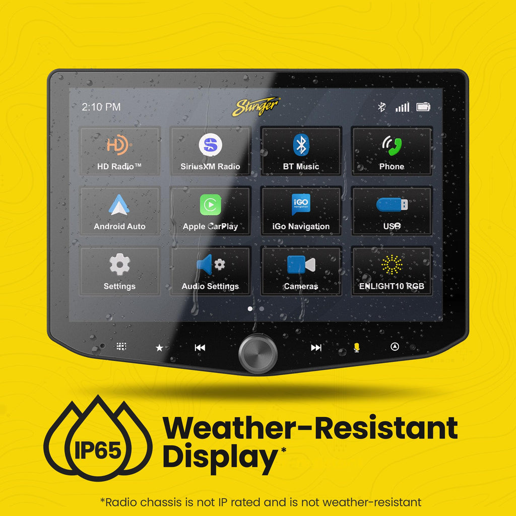 Stinger HORIZON10 10.1" Ford F-150 (2009-14) Stereo, Wireless Apple CarPlay