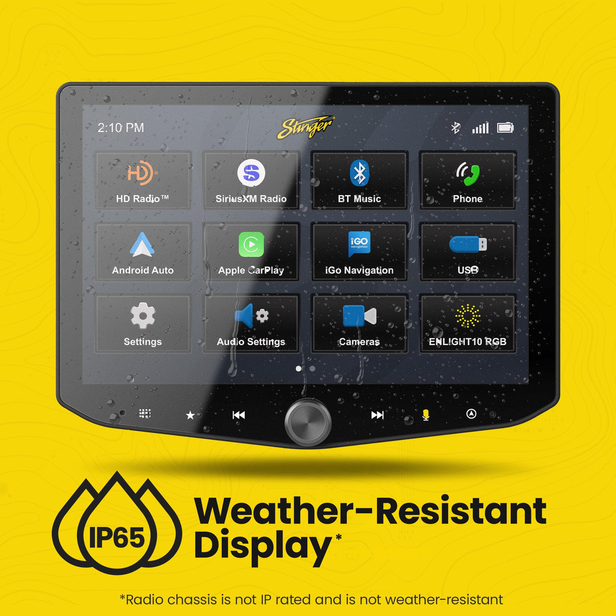 Stinger HORIZON10 10.1" Ford F-150 (2009-14) Stereo, Wireless Apple CarPlay
