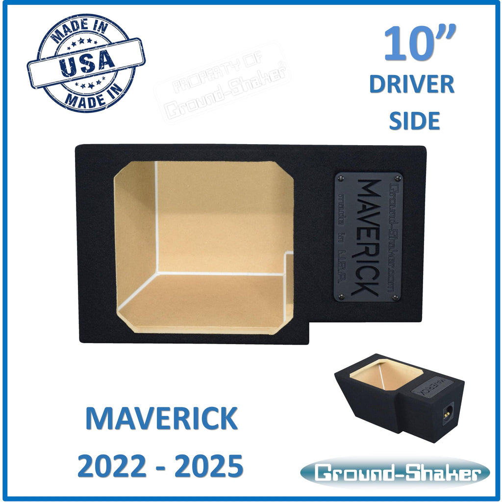 Maverick 2022-2024 Sub Box Dual & Single Sealed Subwoofer Enclosure (10" L7T Driver)