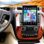 9.7‘’ Car Stereo Radio for Chevrolet Chevy Silverado Avalanche Suburban Tahoe 2007-2014, for GMC Sierra Yukon 2007-2013 with Wireless Carplay Android Auto, GPS, WiFi, BT, EQ, FM, SWC, MiC, Backup Cam