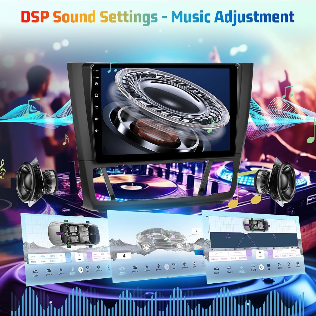 Android Car Stereo for BMW 1 Series E87 E81 E82 E88 2008-2012 (Auto A/C)