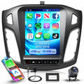 4G+64G Car Radio for Ford Focus 2012-2018 with Wireless CarPlay Android Auto, 9.7 Inch Touchscreen Android Car Stereo with GPS WiFi Mirror Link SWC Bluetooth FM RDS 32EQ Backup Camera