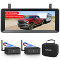 AUTO-VOX 7.2" Dual Wireless Magnetic Backup Camera System, 1-Min Install