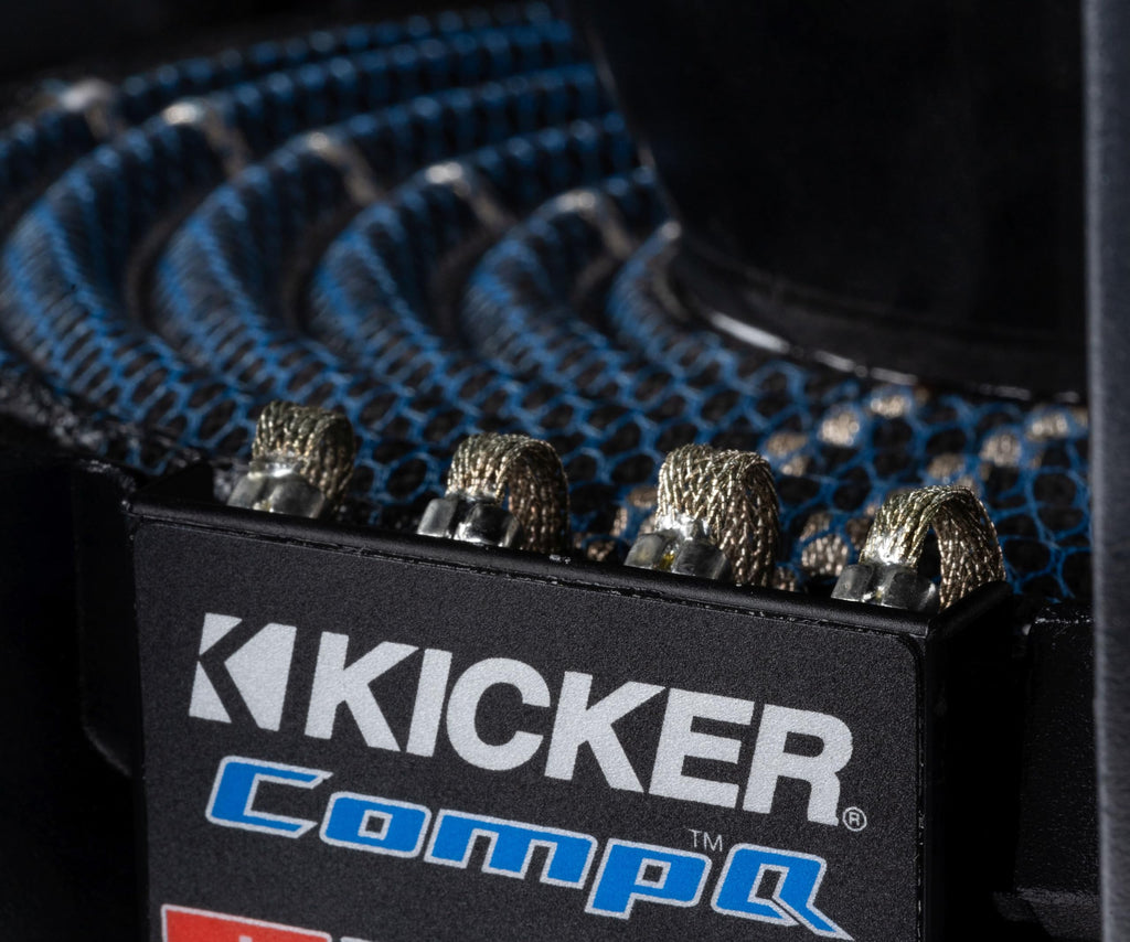 Kicker 51CWQ154 CompQ Q-Class 15 Inch Car Subwoofer Dual 4 Ohm (Renewed)