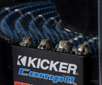 Kicker 51CWQ154 CompQ Q-Class 15 Inch Car Subwoofer Dual 4 Ohm (Renewed)