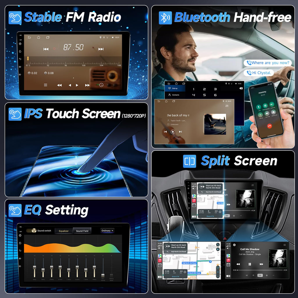 8Core+64G Android Car Radio for Ford Transit 2013-2019