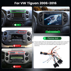 [4+64G] 11.5 inch Large Touch Screen for VW Tiguan 2006-2016: NHOPEEW 2000 * 1200P IPS Incell Touchscreen Tiguan Android Stereo - Carplay, Android Auto, 5G/WiFi, GPS, Custom Homepage + Backup Camera
