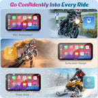 Carpuride W603B 6.3" Motorcycle Carplay Screen for R1200GS R1250GS S1000XR