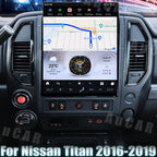 15.6 Inch Touch Screen Android 13 Car Radio Head Unit for Nissan Titan 2016-2019 Car Multimedia Stereo Player GPS Navigation with Wireless Carplay, Android Auto, 128GB, US 1 Yr Service