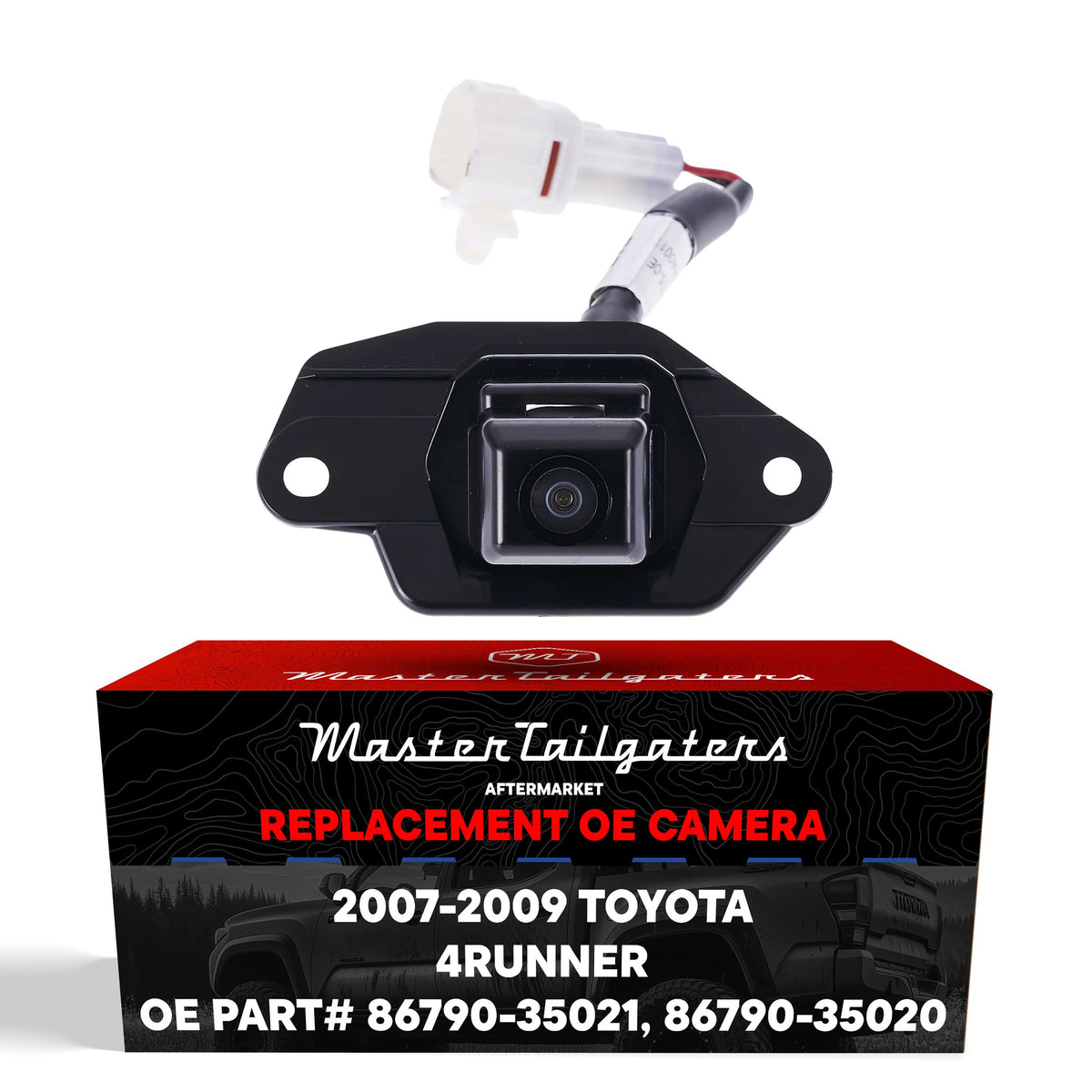 Master Tailgaters Replacement for Toyota 4Runner (2007-2009) Backup Camera OE Part # 86790-35020, 86790-35021