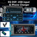 Plug&Play 1.5 Din Car Radio for Chevy Silverado/Tahoe/Suburban 1995-2002,S10/Blazer 1998-2002，Monte Carlo 1996-1999 GMC Suburban 1995-1999,Yukon 1995-2002 ，6.9" IPS Screen with Carplay Android auto