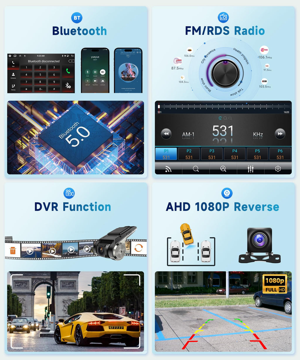 5G WiFi 8 Core 6G+128G for Chevrolet Cruze J300 2012-2015 Android 15 Car Stereo with Wireless Carplay Android Auto, 9.7" Touchscreen Bluetooth 5.0 Car Radio Support GPS 32 Band EQ DSP SWC Rear Camera