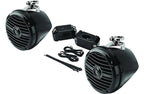 Rockford Fosgate MOTO-REAR1 Add On Rear UTV Car Vehicle Audio Stereo Speaker Kit for 2014 to 2018 Generation 1 RZR Stage 2 and 3 Packages