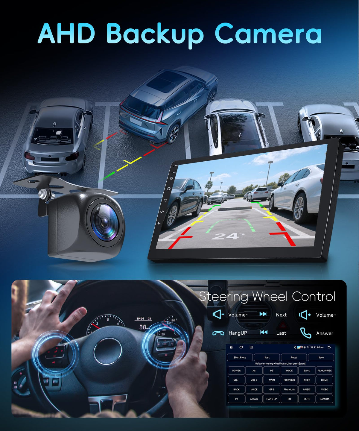 8 Core 6G+128G Android 15 Car Stereo for Suzuki Swift 2005-2010, 5GHz WiFi
