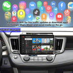 Car Radio for Toyota RAV4 2013-2018: Octa-Core 4GB+64GB Stereo Replacement