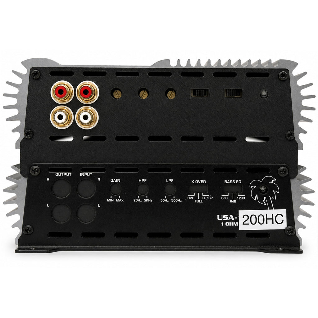 US Amps USA-200HC 2-Channel 3300W RMS Class A/B Amplifier